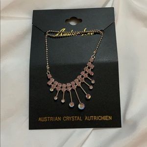 Amber Lee Austrian Crystal necklace